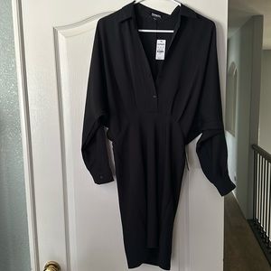 Collard half button up EXPRESS portofino mini dress